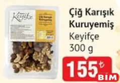 KEYİFÇE ÇİĞ KARIŞIK KURUYEMİŞ 300 G